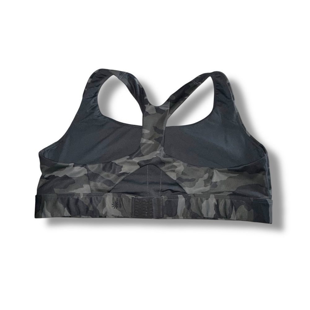 ATHLETA Ultimate Printed Bra D & DD+ | Plus 1X | Olive Camo - Picture 5 of 10